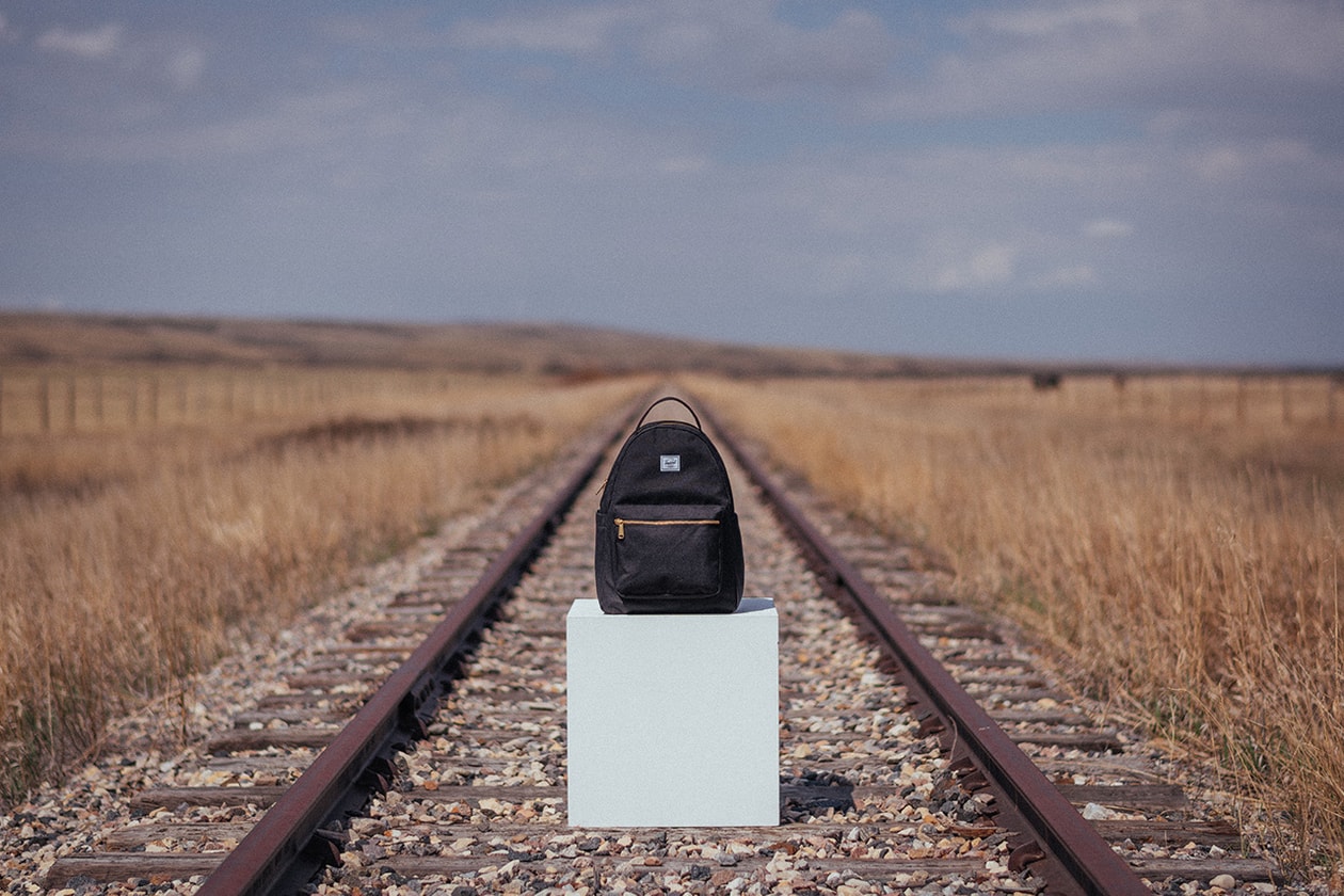 Herschel New Classics Range Jamie Cormack Interview backpack duffle bag accessories black brown 