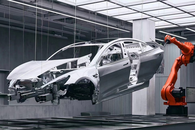 Tesla China First Giga Laboratory Lab Chengdu Shanghai EV 45 seconds shanghai factory 3 retail model store exhibition