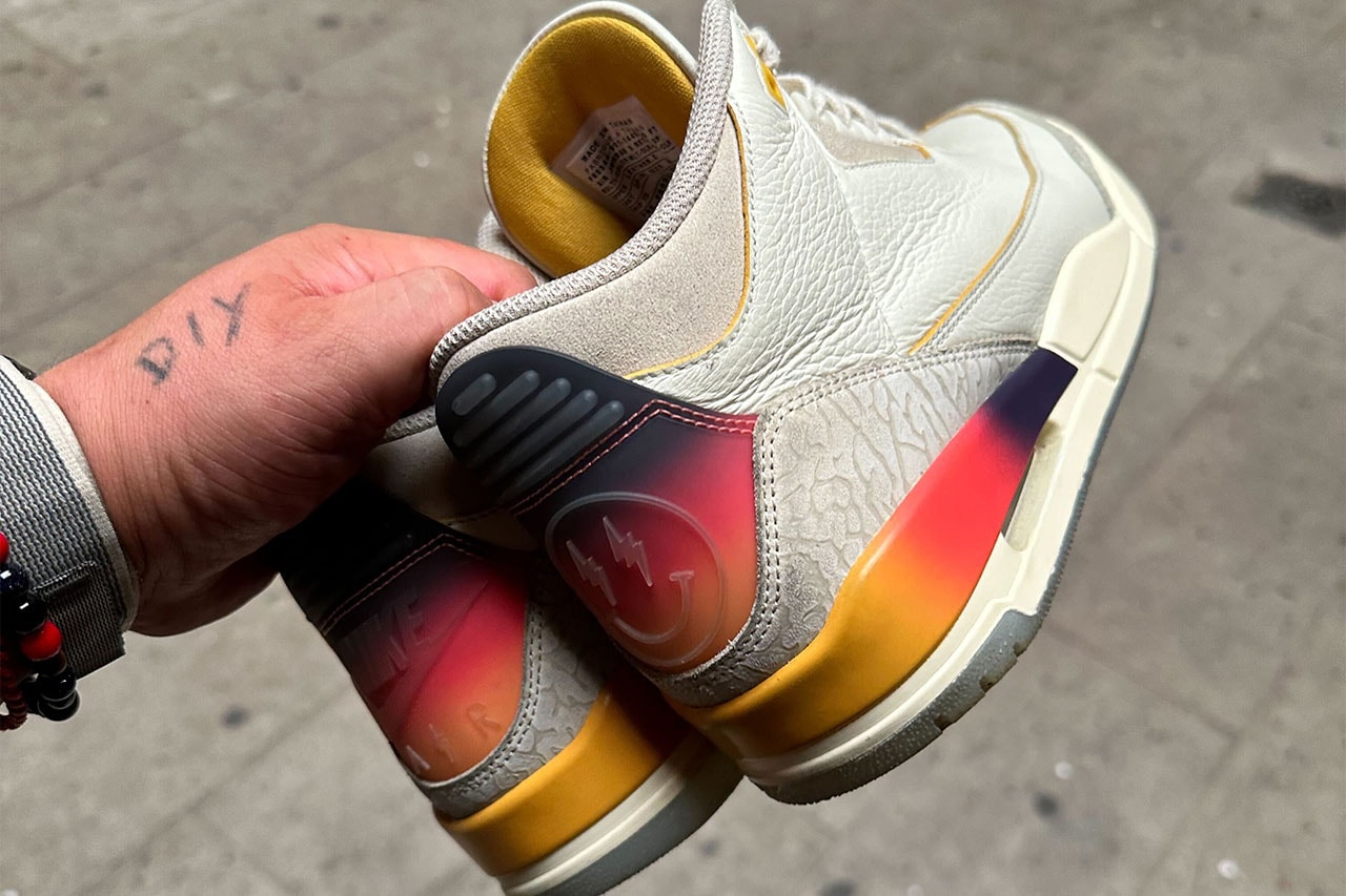 j balvin air jordan 3 fn0344 901 release date info store list buying guide photos price medellin colombia gradient sunset