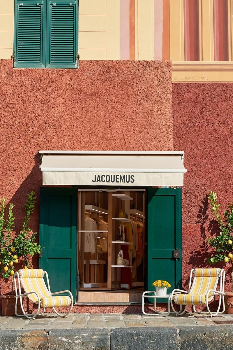 Jacquemus Officially Unveils Portofino Pop-up, Already Teasing Upcoming French Destination l'ete lake como 