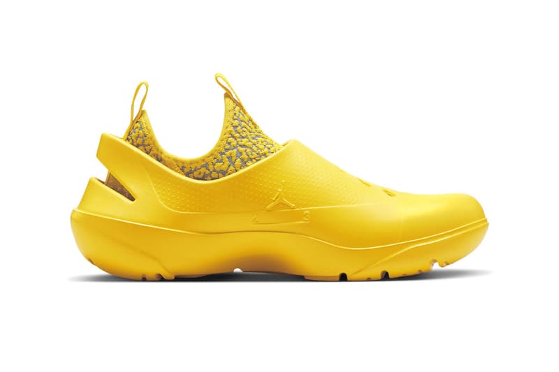 Jordan System.23 "Yellow" Is Bold and Ready for the Summer bright canary yellow clogs water shoes DN4890-701 release info jordan brand nike michael jordan