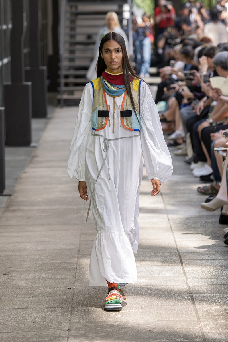 Kolor Hits the Slopes in a Juxtaposed SS24 Collection Paris Fashion Week PFW spring summer 2024 ski slopes junichi abe japanese brand 
