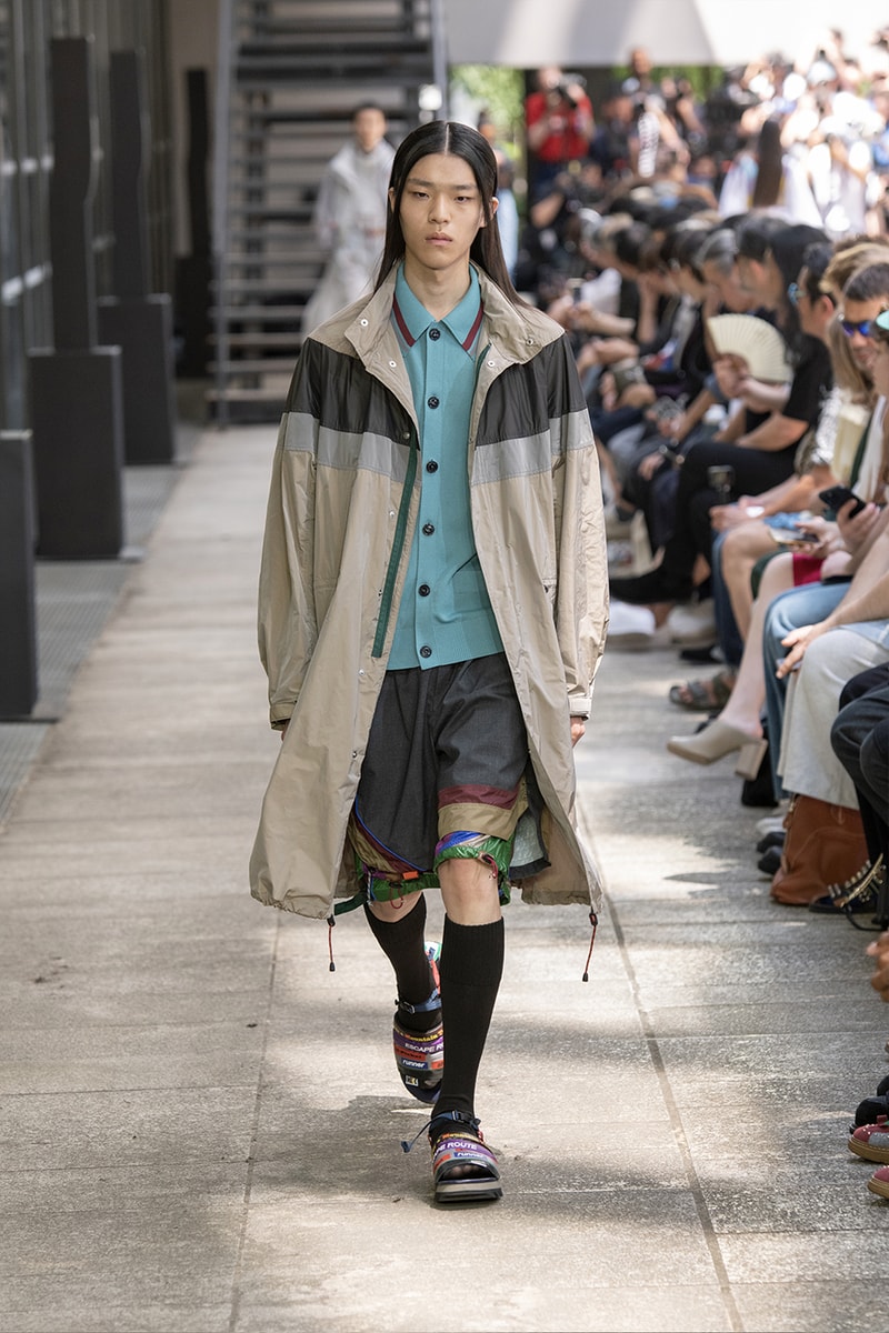Kolor Hits the Slopes in a Juxtaposed SS24 Collection Paris Fashion Week PFW spring summer 2024 ski slopes junichi abe japanese brand 