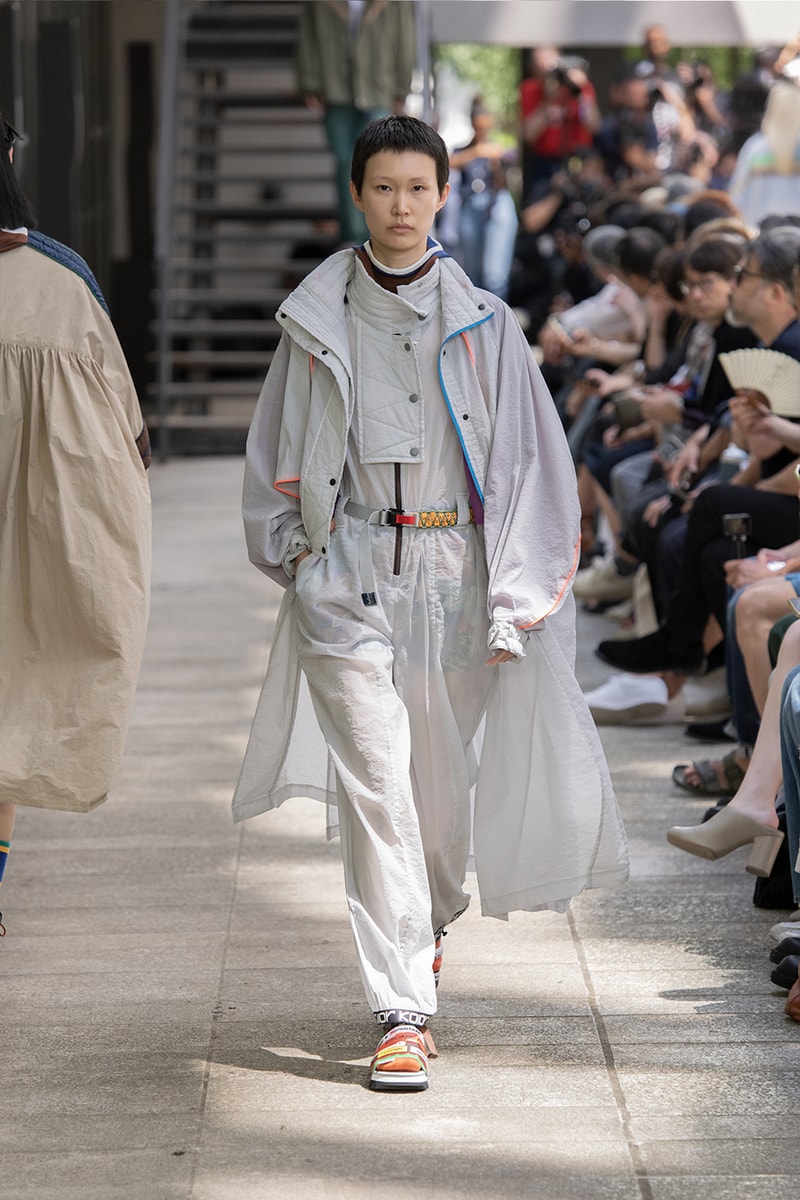 Kolor Hits the Slopes in a Juxtaposed SS24 Collection Paris Fashion Week PFW spring summer 2024 ski slopes junichi abe japanese brand 