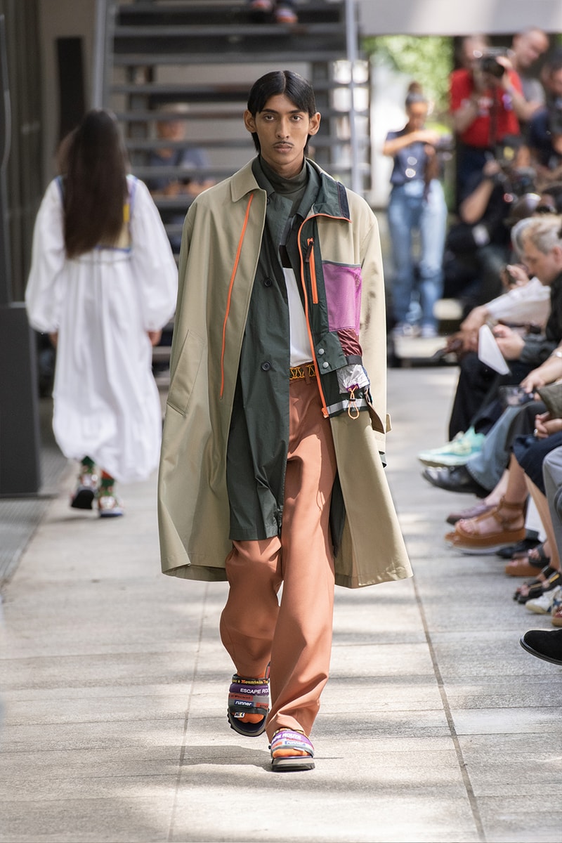Kolor Hits the Slopes in a Juxtaposed SS24 Collection Paris Fashion Week PFW spring summer 2024 ski slopes junichi abe japanese brand 