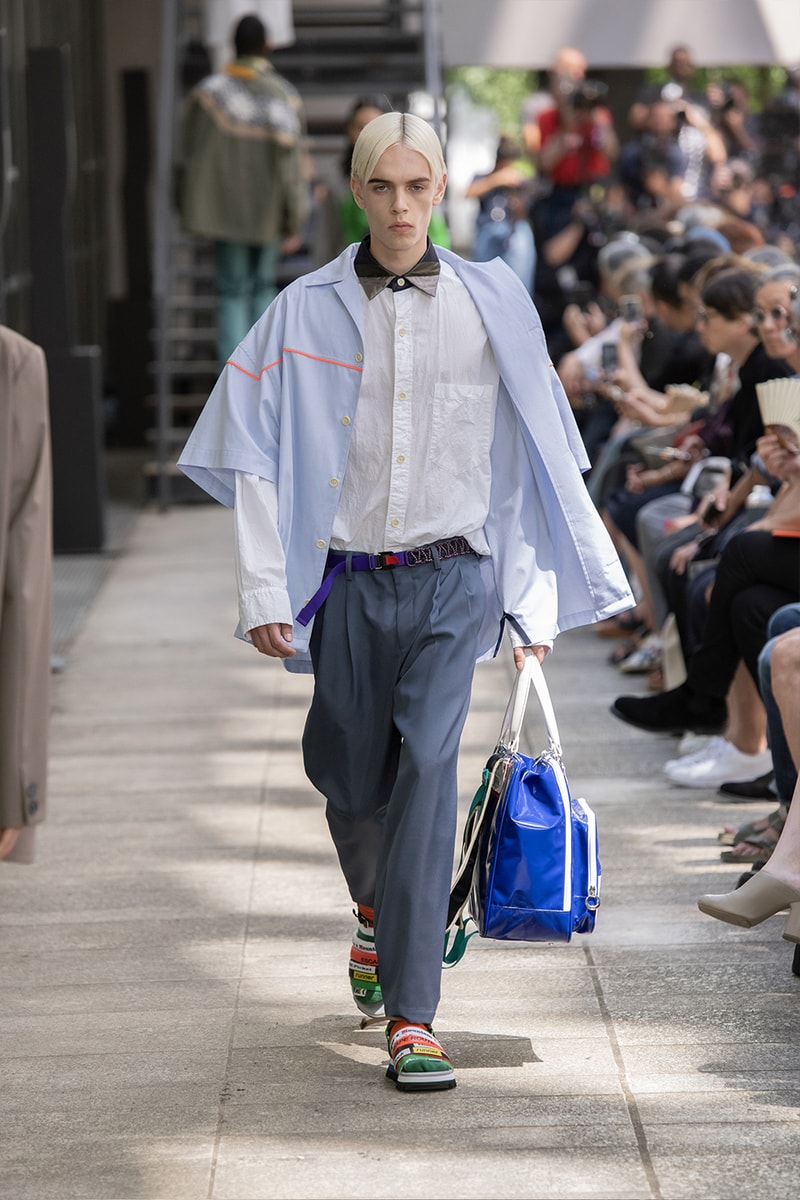 Kolor Hits the Slopes in a Juxtaposed SS24 Collection Paris Fashion Week PFW spring summer 2024 ski slopes junichi abe japanese brand 