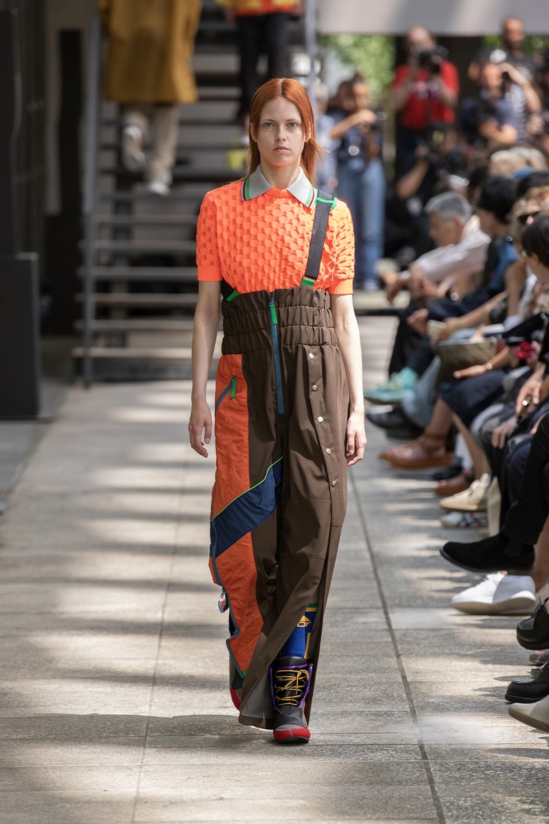 Kolor Hits the Slopes in a Juxtaposed SS24 Collection Paris Fashion Week PFW spring summer 2024 ski slopes junichi abe japanese brand 
