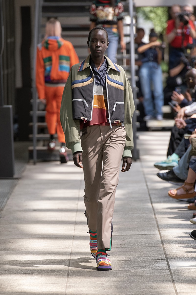 Kolor Hits the Slopes in a Juxtaposed SS24 Collection Paris Fashion Week PFW spring summer 2024 ski slopes junichi abe japanese brand 