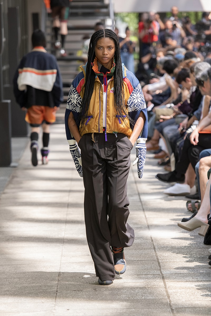Kolor Hits the Slopes in a Juxtaposed SS24 Collection Paris Fashion Week PFW spring summer 2024 ski slopes junichi abe japanese brand 