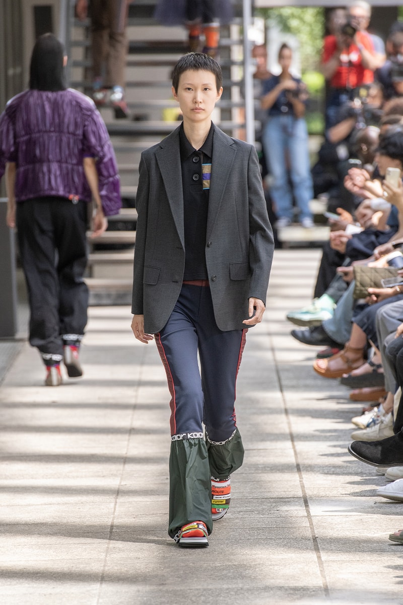 Kolor Hits the Slopes in a Juxtaposed SS24 Collection Paris Fashion Week PFW spring summer 2024 ski slopes junichi abe japanese brand 