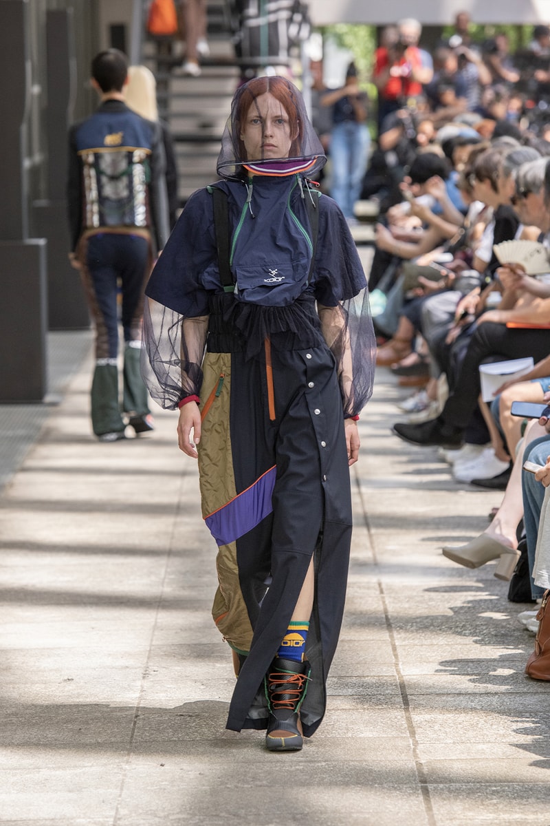 Kolor Hits the Slopes in a Juxtaposed SS24 Collection Paris Fashion Week PFW spring summer 2024 ski slopes junichi abe japanese brand 