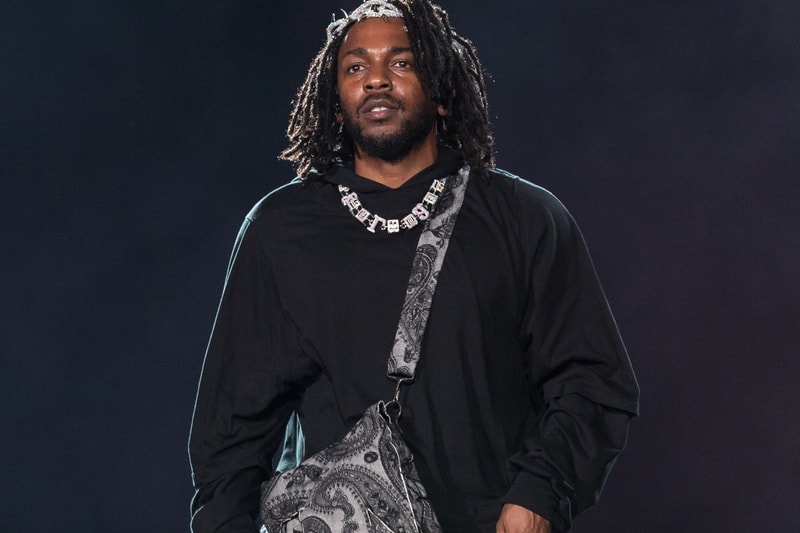 Kendrick Lamar is wearin a full Chanel outfit during Couture