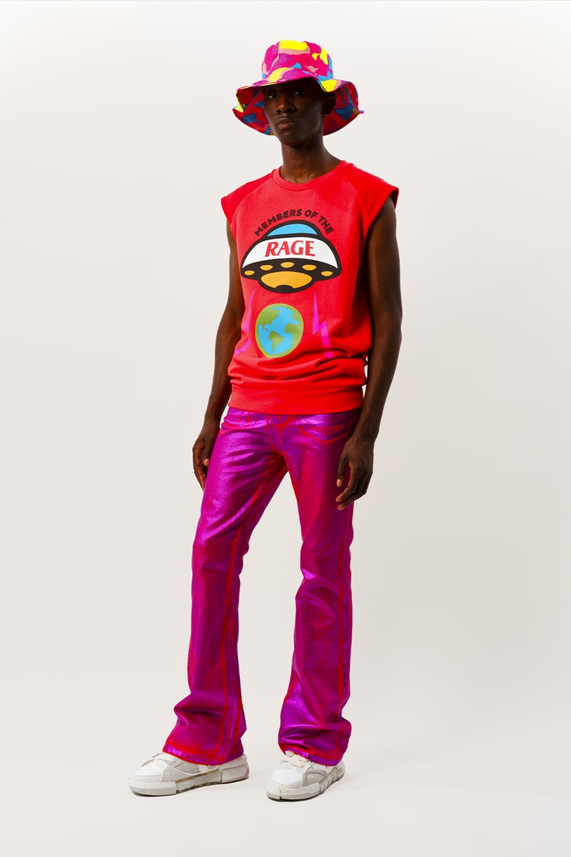 Kid Cudi Continues To Infuse '90s Grunge With Futuristic Hip-Hop Styles for Members of the Rage SS24 collection release paris fashion week pfw