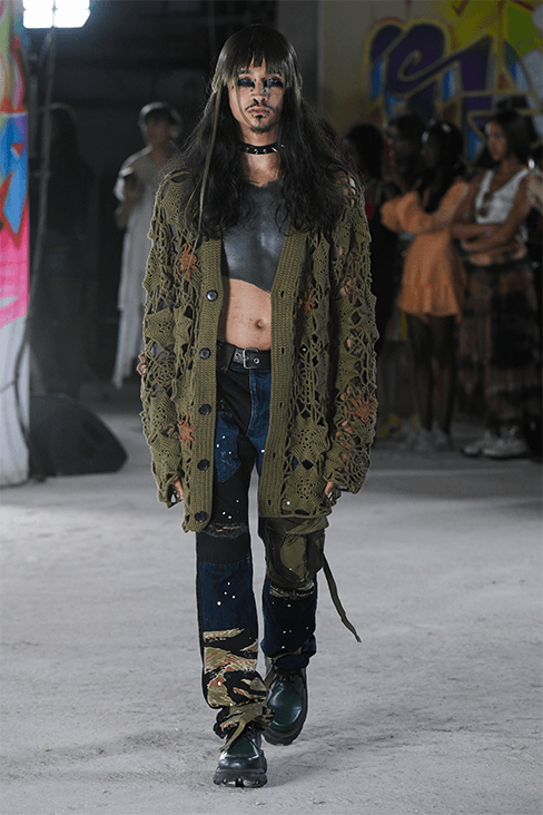 Kidill Spring Summer 2024 Paris Fashion Week menswear punk Hiroaki Sueyasu