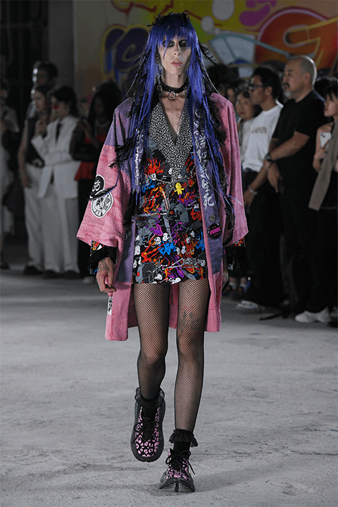 Kidill Spring Summer 2024 Paris Fashion Week menswear punk Hiroaki Sueyasu