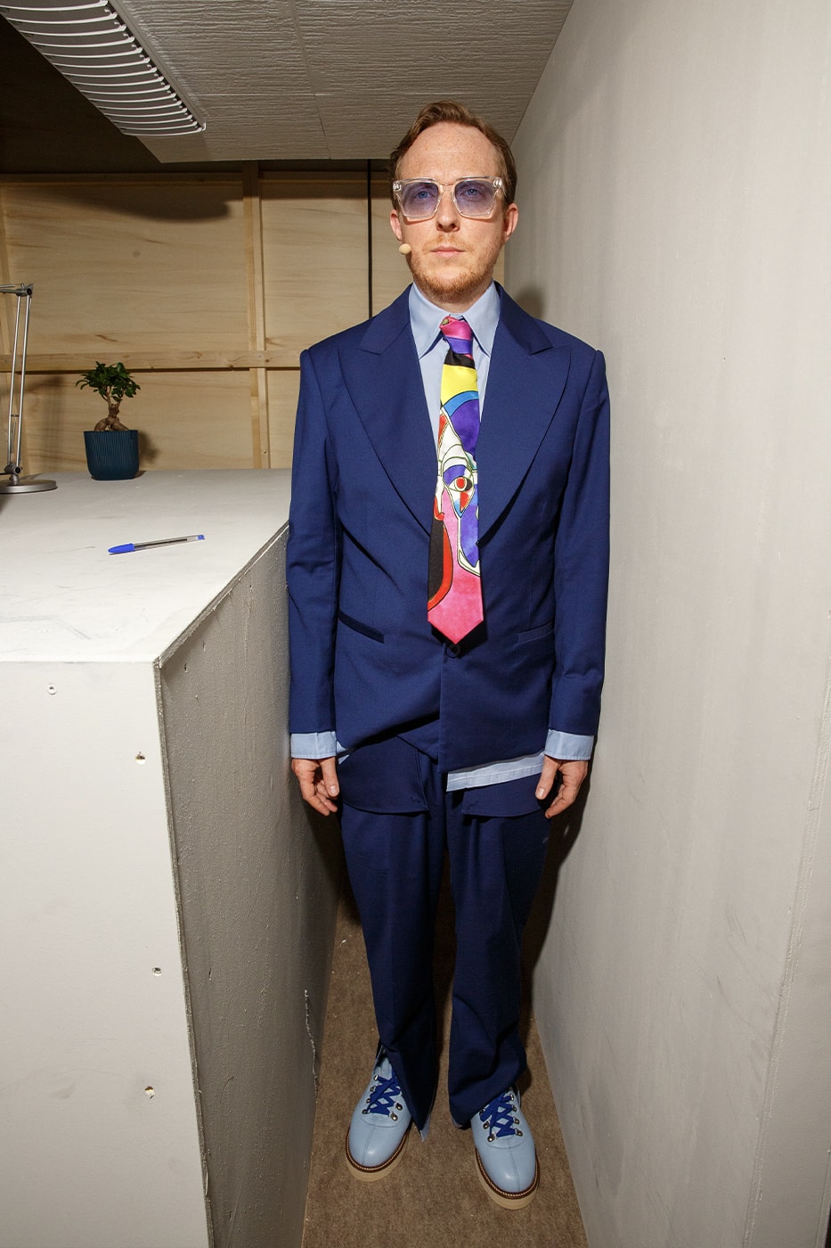 KidSuper Took His Eccentricity to the Theater for SS24 paris fashion week pfw colm dillane stage theatre de l'odeon