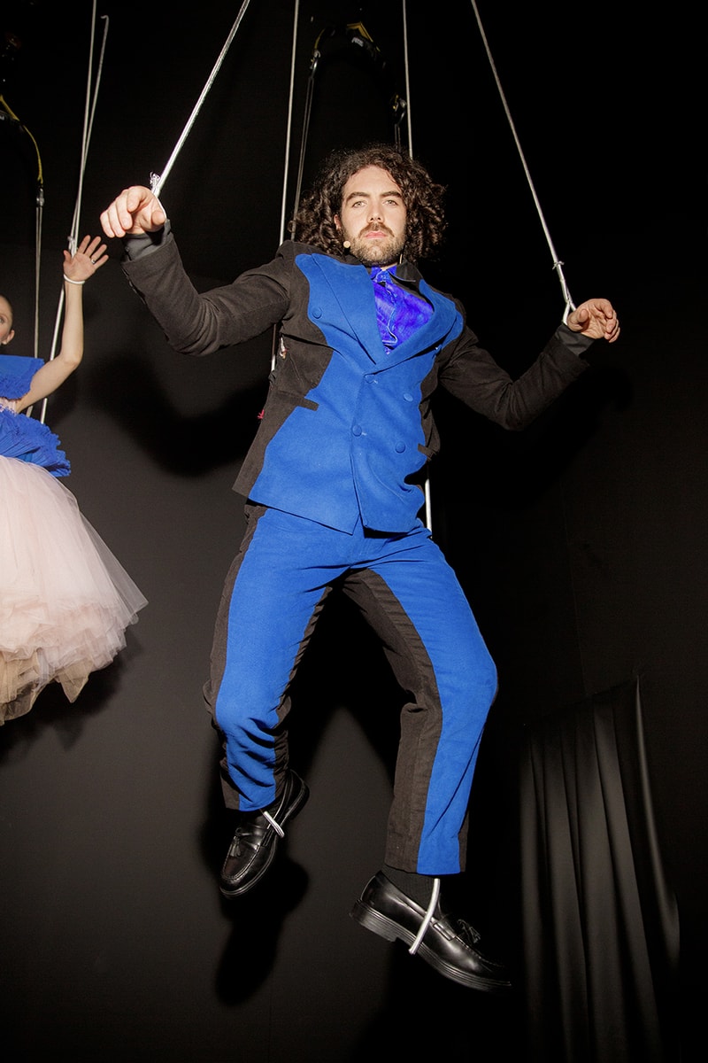 Kidsuper Creative Director Colm Dillane staged collection with a  performance-art piece