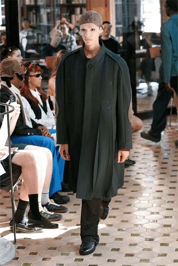 Kiko Kostadinov Spring Summer 2024 Paris Fashion Week runway show menswear London uk designer Asics