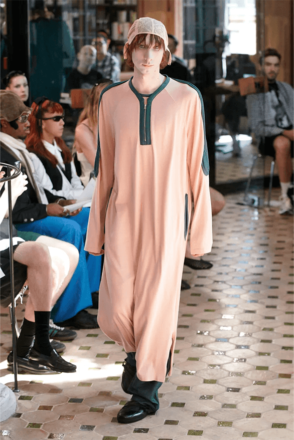 Kiko Kostadinov Spring Summer 2024 Paris Fashion Week runway show menswear London uk designer Asics