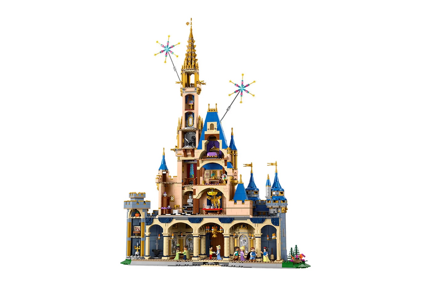 lego disney castle set cinderella castle 8 mini figures release info date store list buying guide photos 100 years movie magic