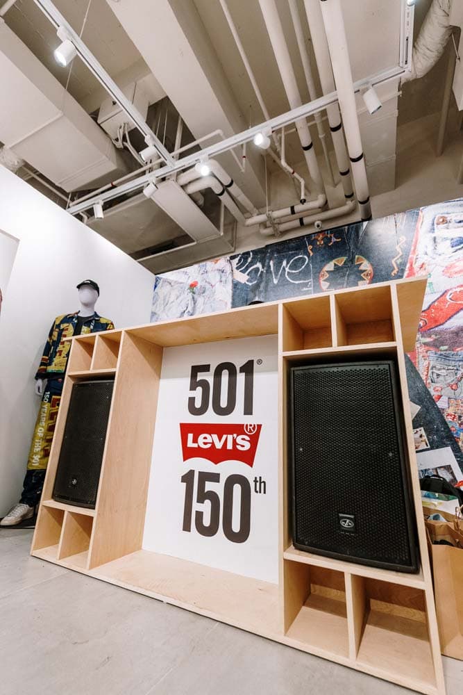 Levi's 501 150 Anniversary Indonesia, Jakarta Event jeans denim party celebration