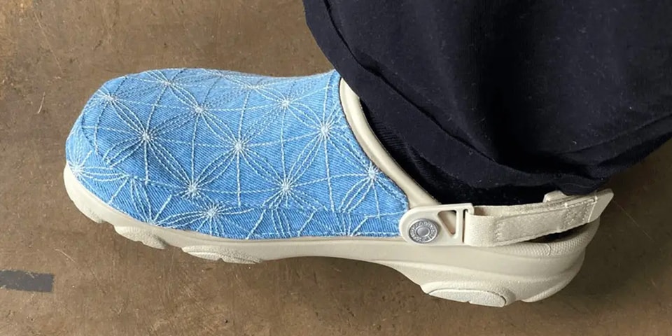 First Look at the Levi's x Crocs All-Terrain Clog in "Sashiko Denim"