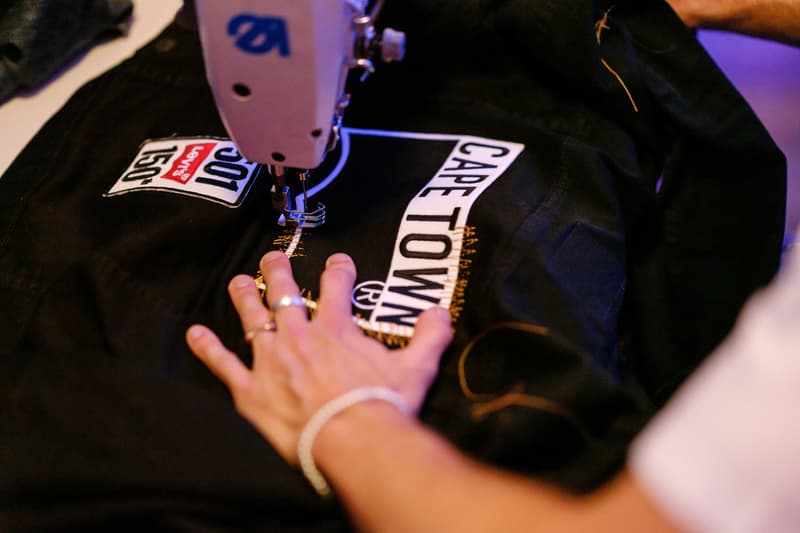 levi's 501 workshop craft denim jeans 150th anniversary customization south africa cape town first thursdays Johannesburg 