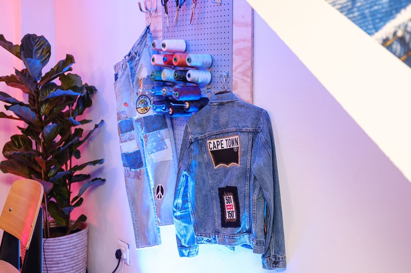 levi's 501 workshop craft denim jeans 150th anniversary customization south africa cape town first thursdays Johannesburg 