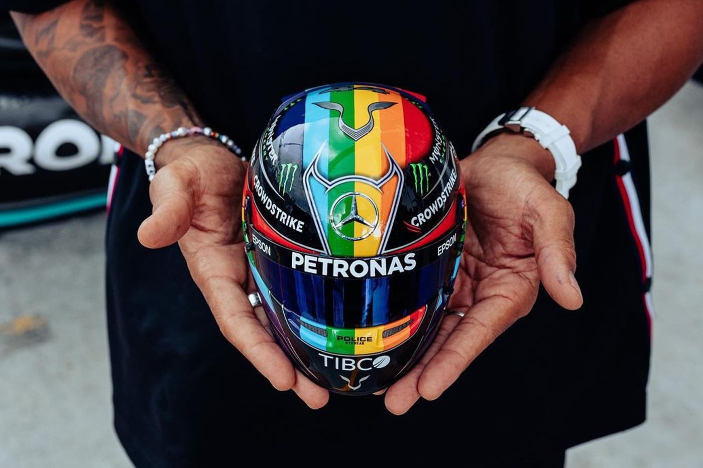 Mercedes-AMG PETRONAS F1 Team 1 2 scale replica helmet restock release info date price