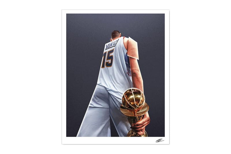 Local Hoops and Artist Tyler Upchurch Immortalize Nikola Jokić in New Print