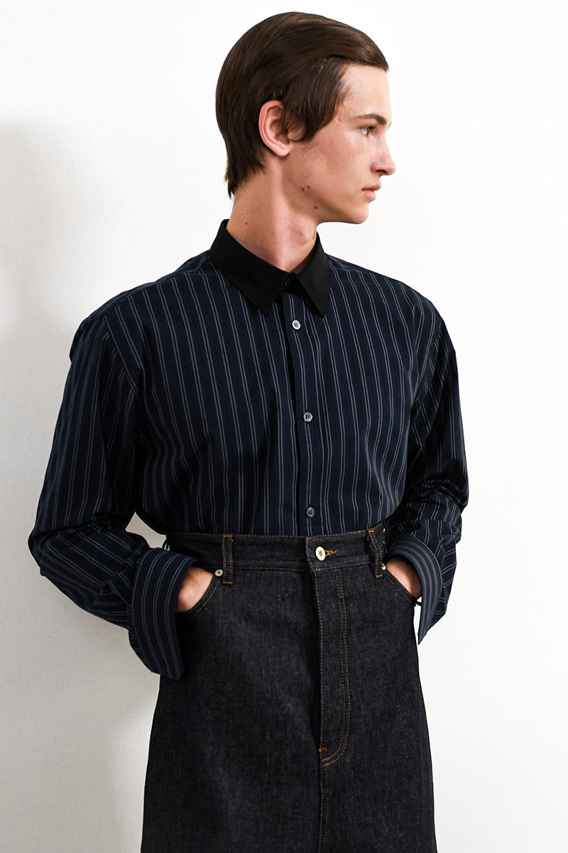 Loewe SS24 Dazzles With Glitter jonathan anderson jw anderson glitter boys glamour glam runway catwalk paris fashion week spring/summer 2024 pfw