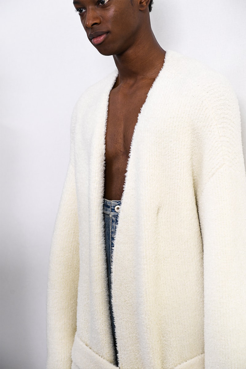 Loewe SS24 Dazzles With Glitter jonathan anderson jw anderson glitter boys glamour glam runway catwalk paris fashion week spring/summer 2024 pfw