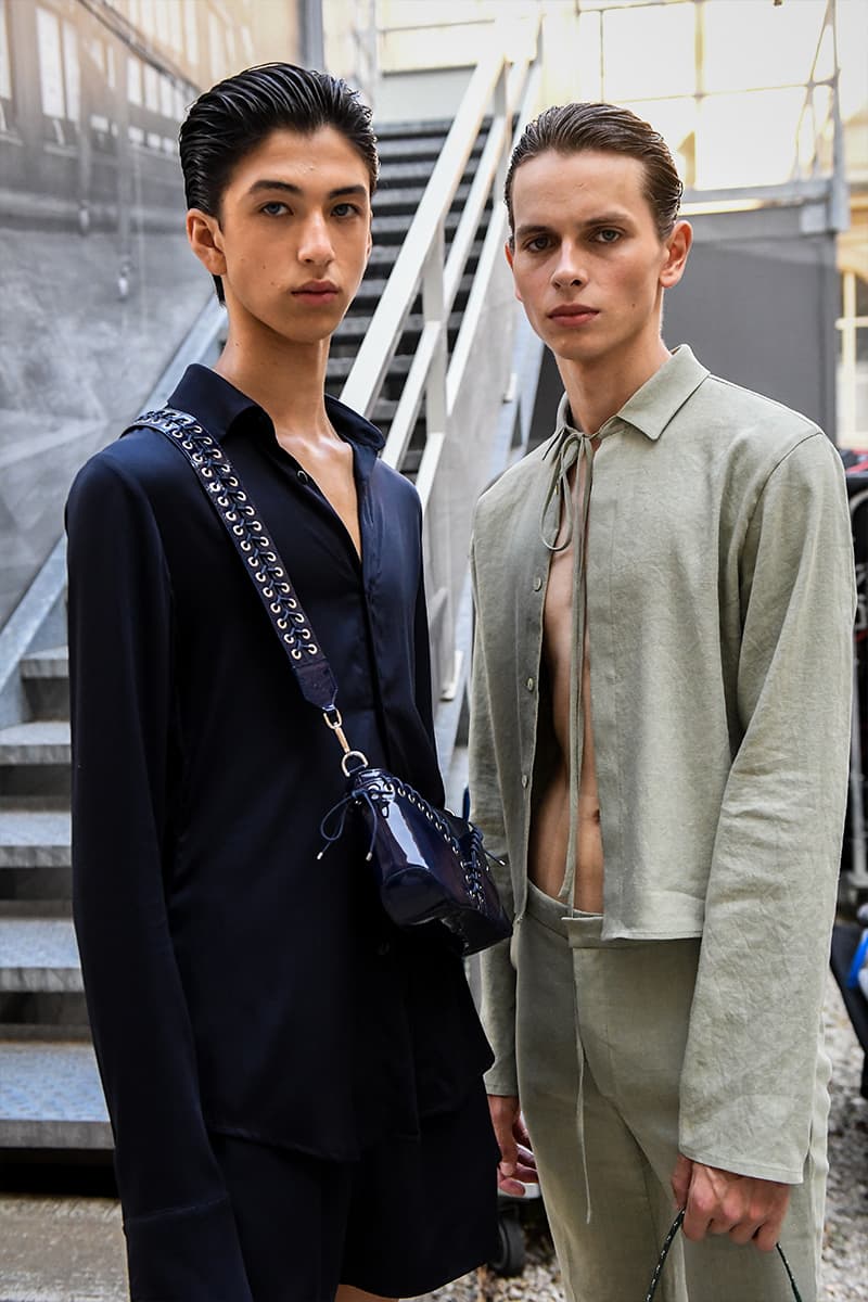 Ludovic de Saint Sernin SS24 Is "A Celebration of Queer Desire" paris fashion week lustful sex raw ann demeleumeester