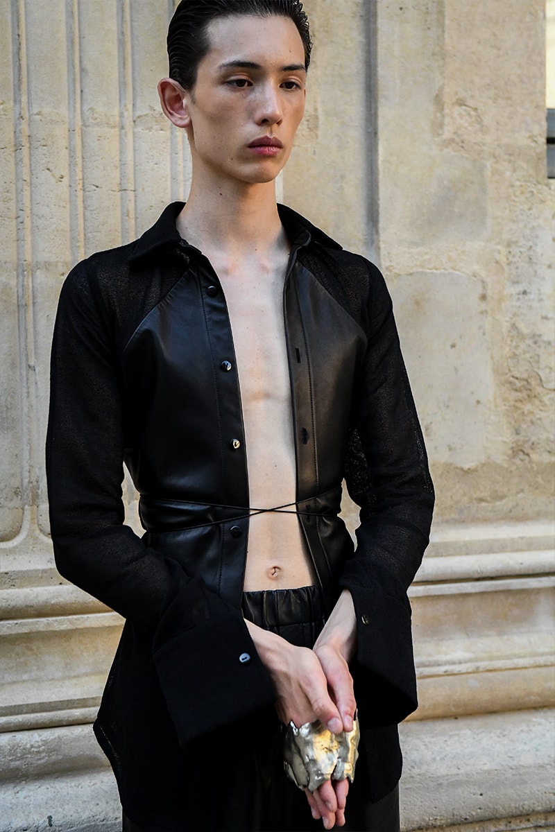 Ludovic de Saint Sernin SS24 Is "A Celebration of Queer Desire" paris fashion week lustful sex raw ann demeleumeester