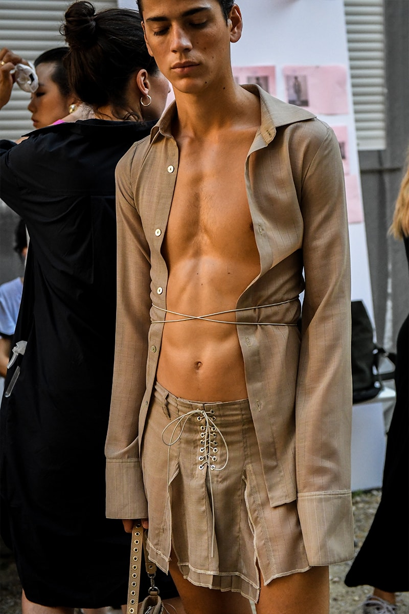 Ludovic de Saint Sernin SS24 Is "A Celebration of Queer Desire" paris fashion week lustful sex raw ann demeleumeester