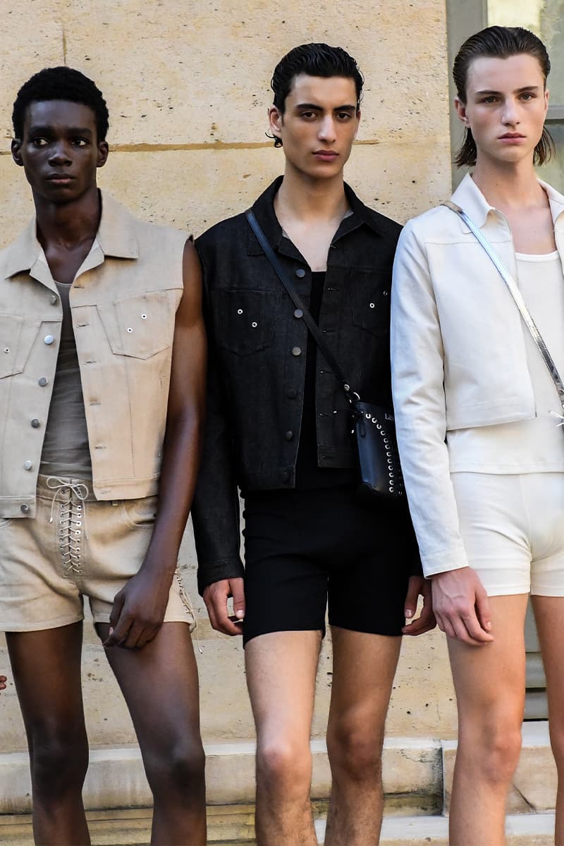 Ludovic de Saint Sernin SS24 Is "A Celebration of Queer Desire" paris fashion week lustful sex raw ann demeleumeester