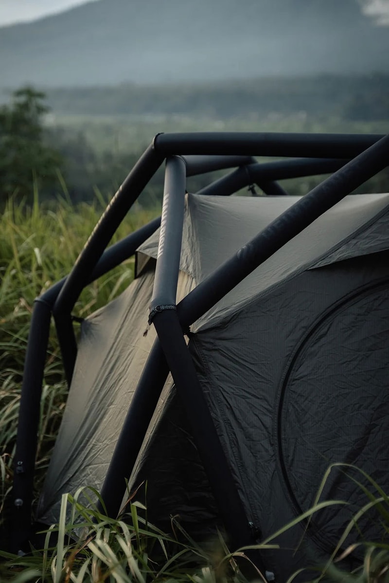 Maharishi Heimplanet Tent Outdoors Camping Tigerstripe UK London Hardy Blechman Greenery Fashion Streetwear Clothing