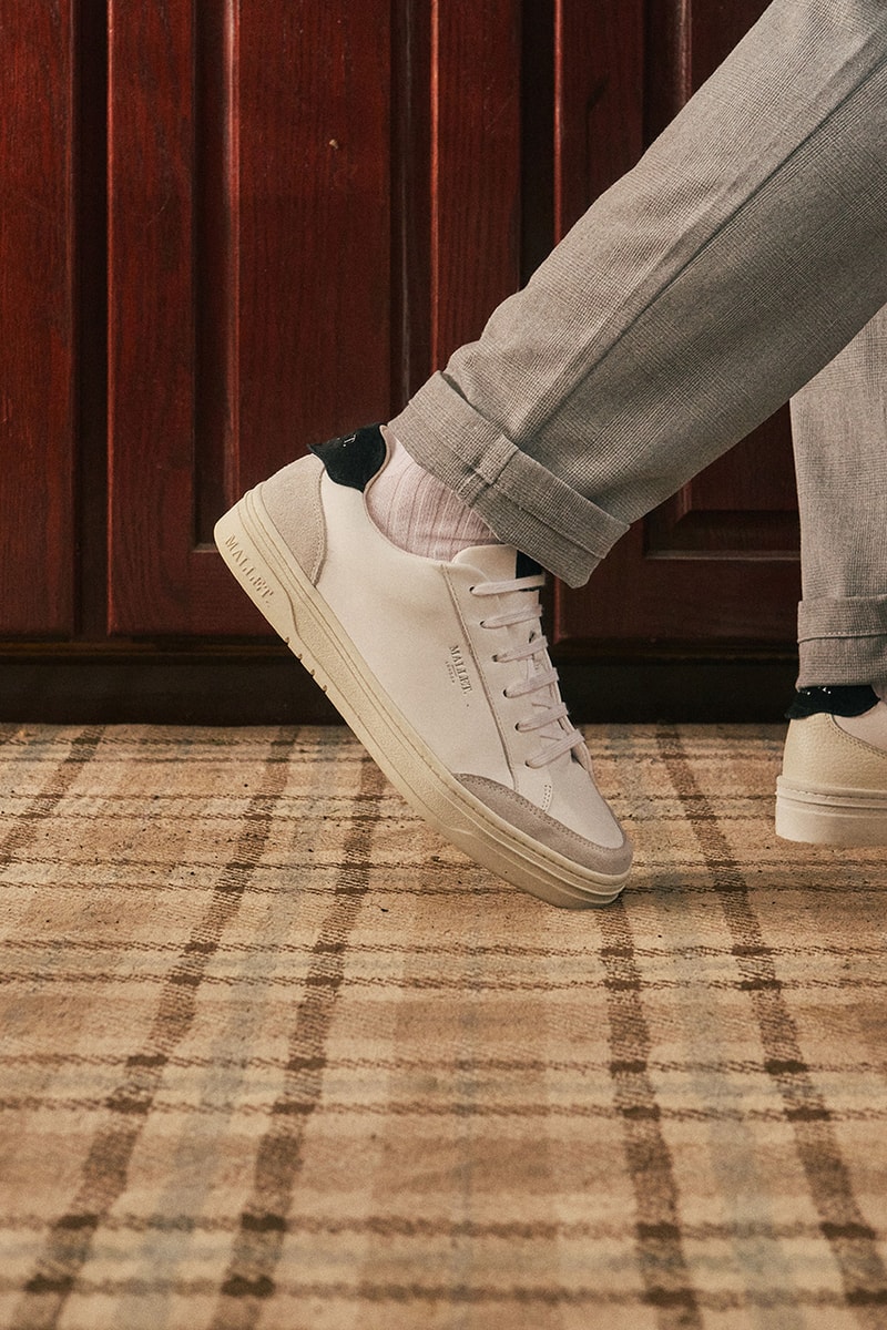 mallet london sneaker footwear british the bentham court tennis inspired silhouette sportswear fashion streetwear