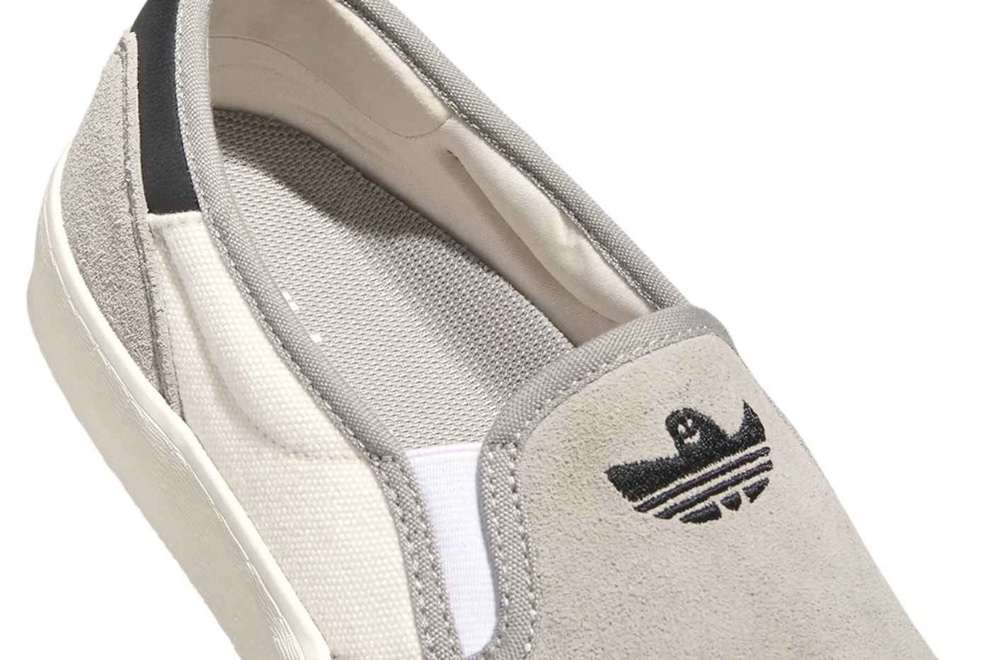 mark gonzales adidas shmoofoil slip on grey black suede IG5267 2023 release info date price