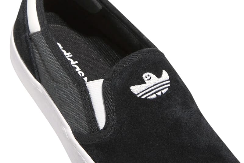 mark gonzales adidas shmoofoil slip on grey black suede IG5267 2023 release info date price