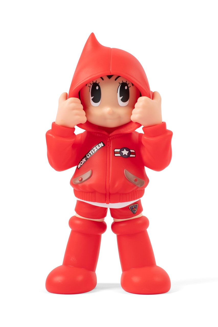market and toyqubes timeless smiley astro boy collab collaboration collectible mschf big red boots hoodie anime motif nostalgic collections