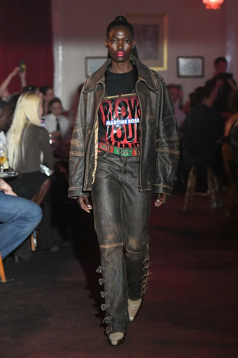 Martine Rose Spring/Summer 2024 London Fashion Week Runway Show Review Nike MR4 Shox Closer Look 