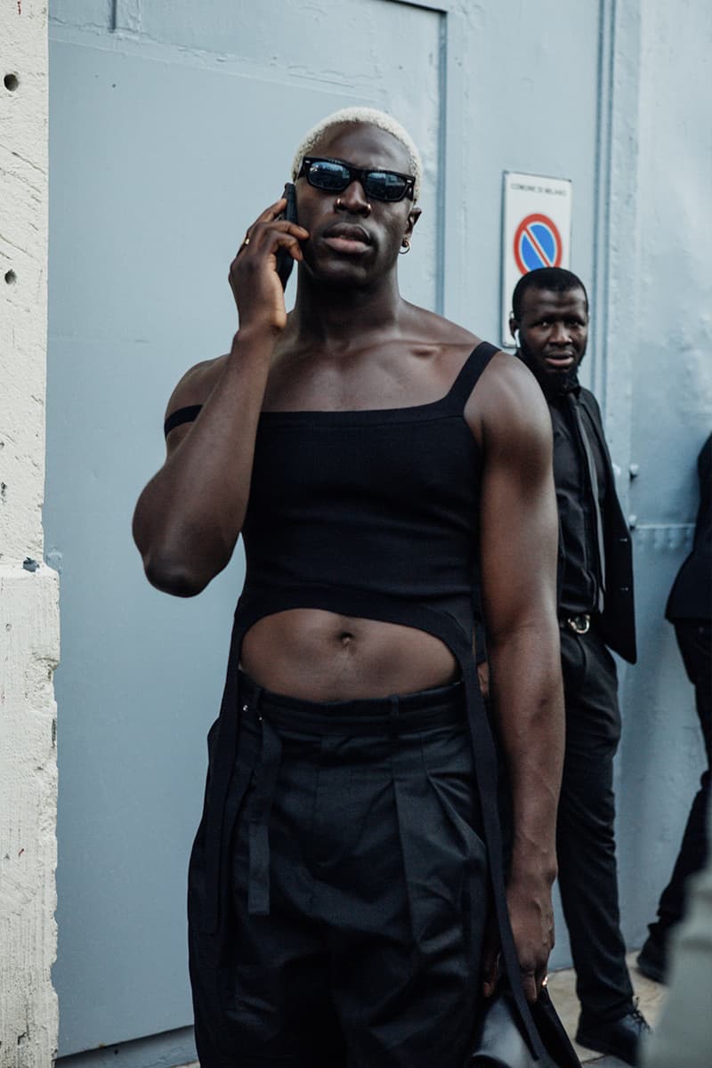 Milan Fashion Week Men's SS24 Street Style