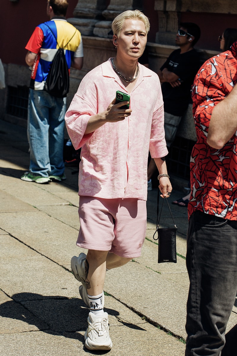 Milan Fashion Week Men's SS24 Street Style