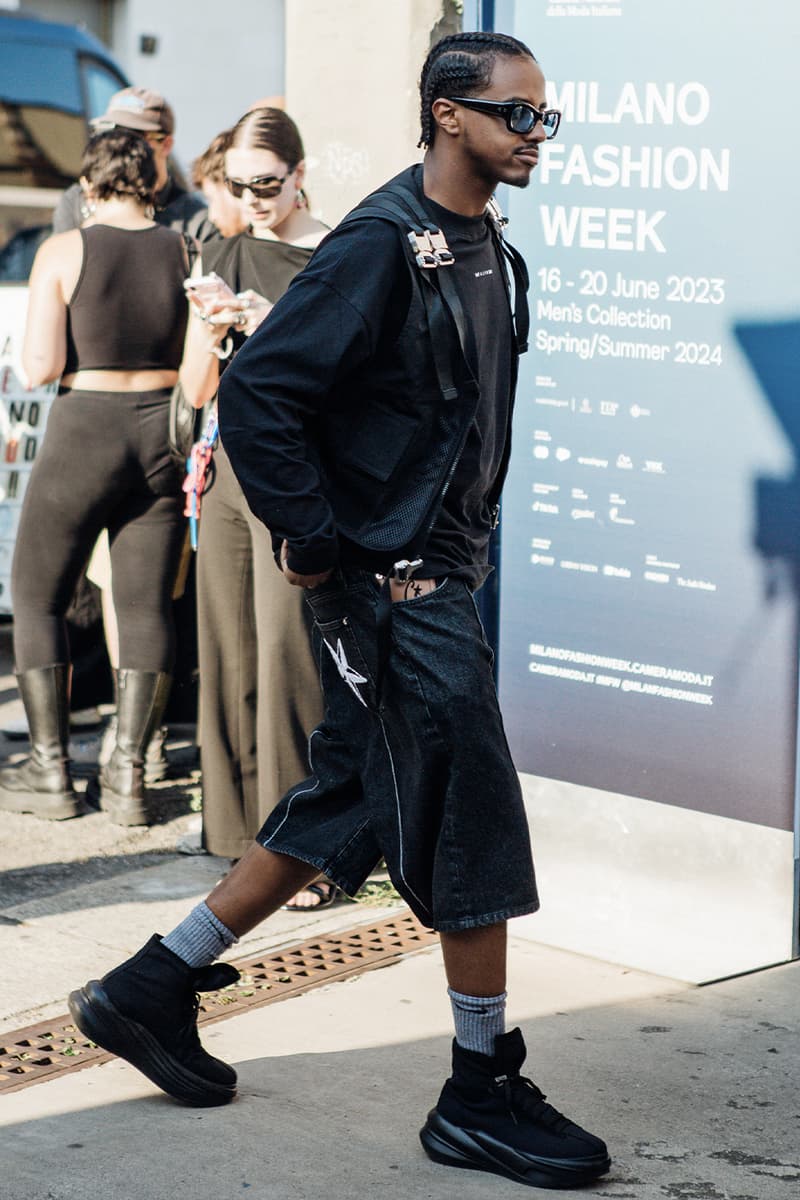 Milan Fashion Week Men's SS24 Street Style