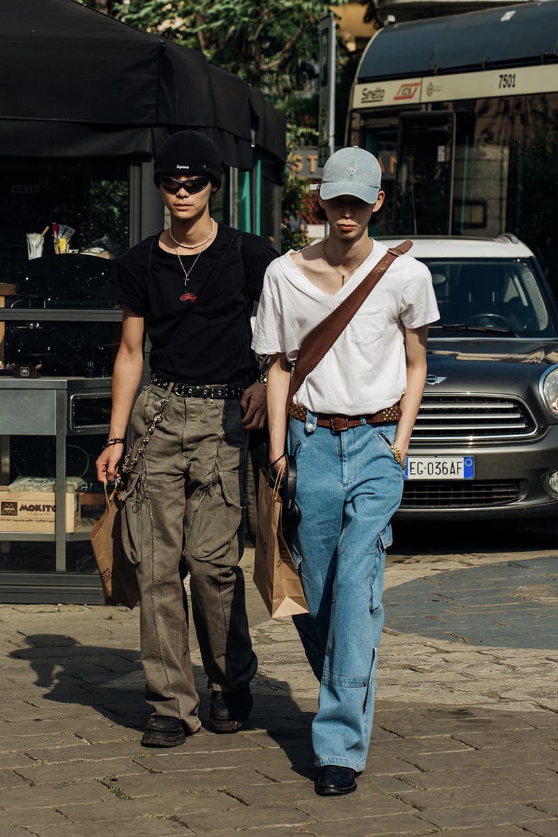 Milan Fashion Week Men's SS24 Street Style