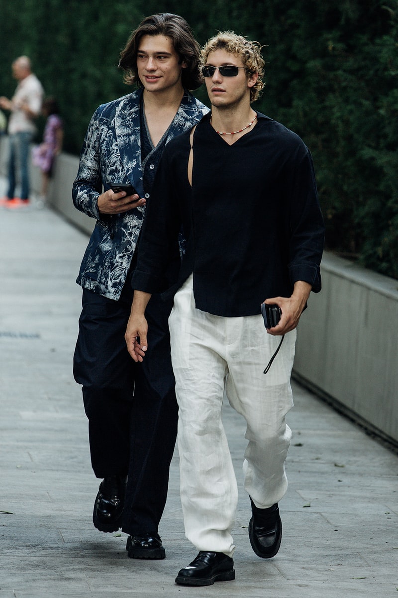 Milan Fashion Week Men's SS24 Street Style