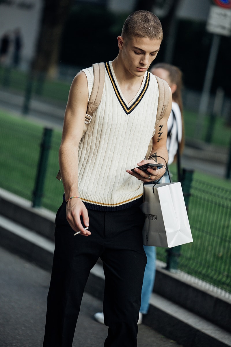 Milan Fashion Week Men's SS24 Street Style