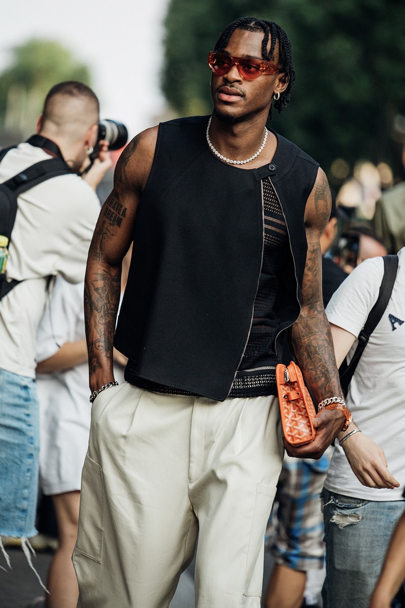 Milan Fashion Week Men's SS24 Street Style