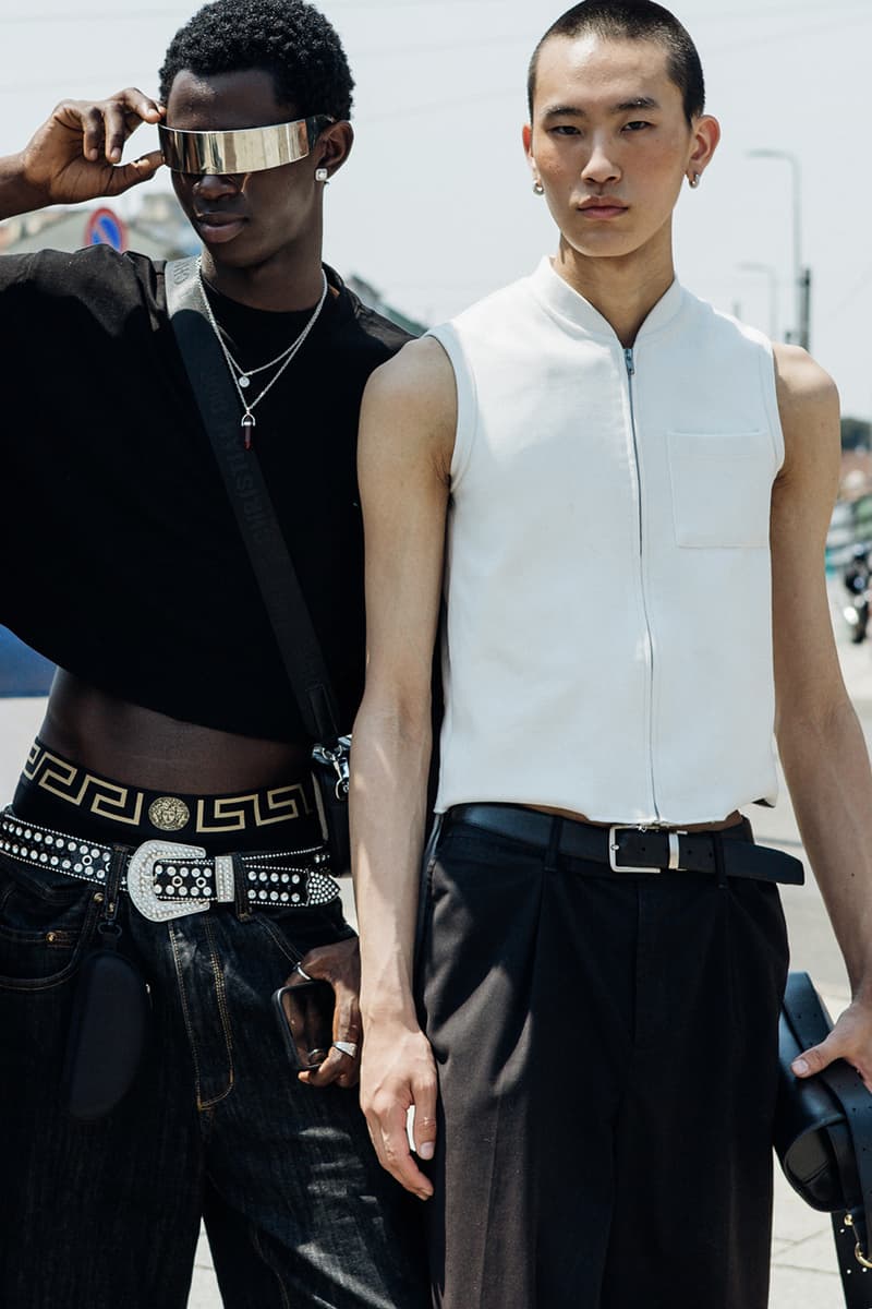 Milan Fashion Week Men's SS24 Street Style